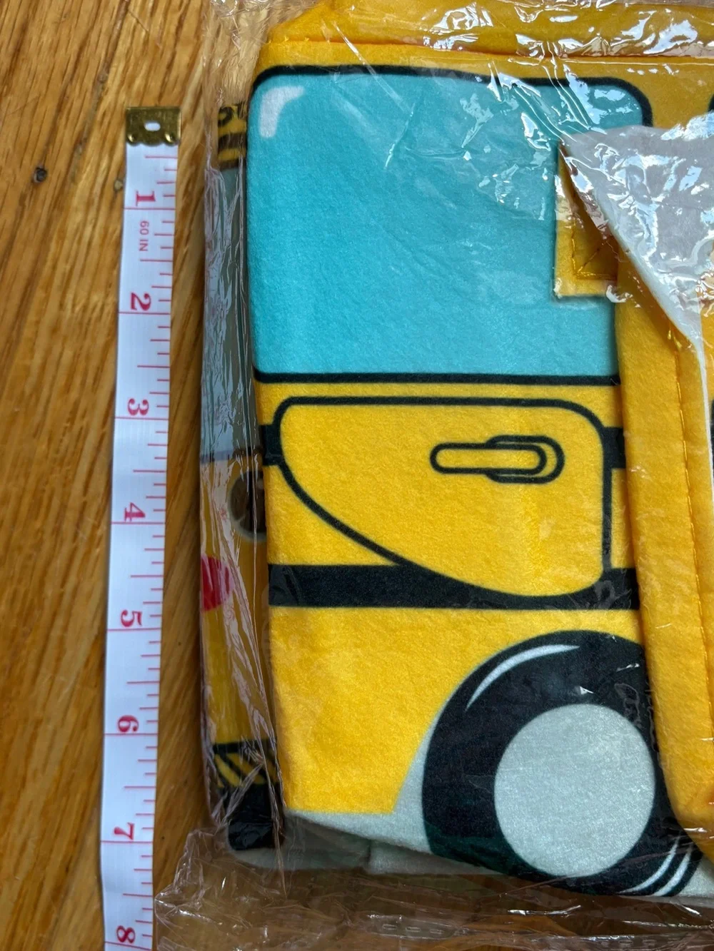 NWT Berteau & Co School Bus Pencil Pouch Organizer Teacher Gift
